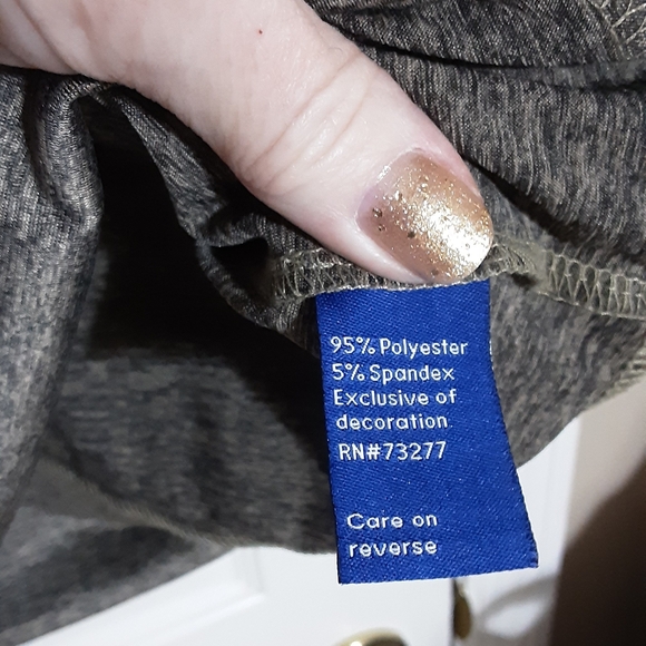 Apt 9 Sleeveless Top Heather Brownish Knit - Picture 5 of 5